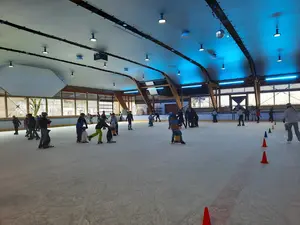 Blick in die Eislaufhalle